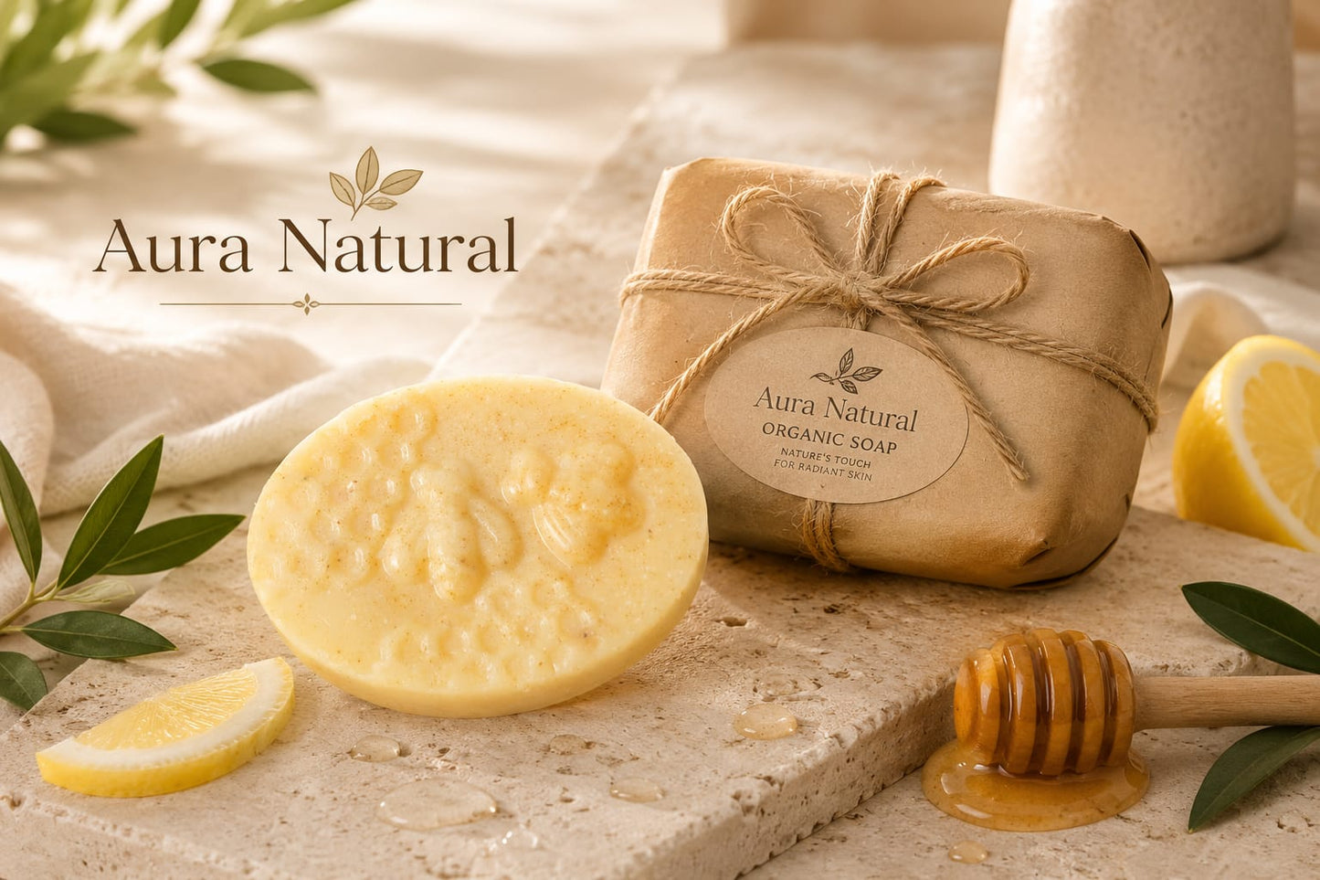 Honey Soap for Glowing Skin | Moisturizing & Nourishing Natural Face & Body Bar