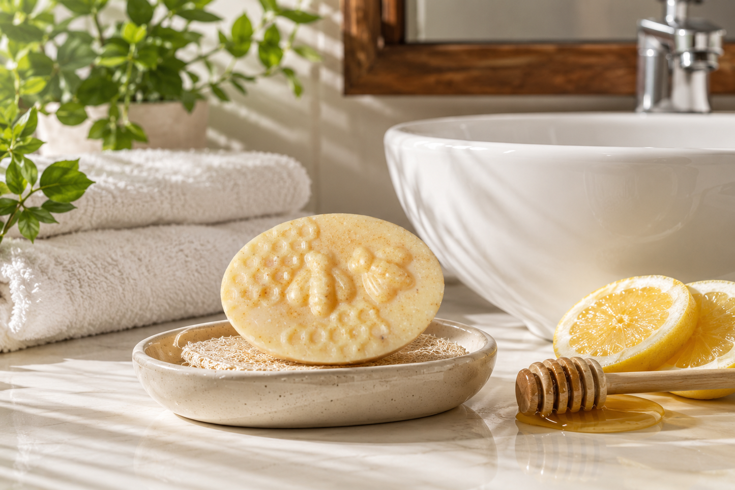 Honey Soap for Glowing Skin | Moisturizing & Nourishing Natural Face & Body Bar