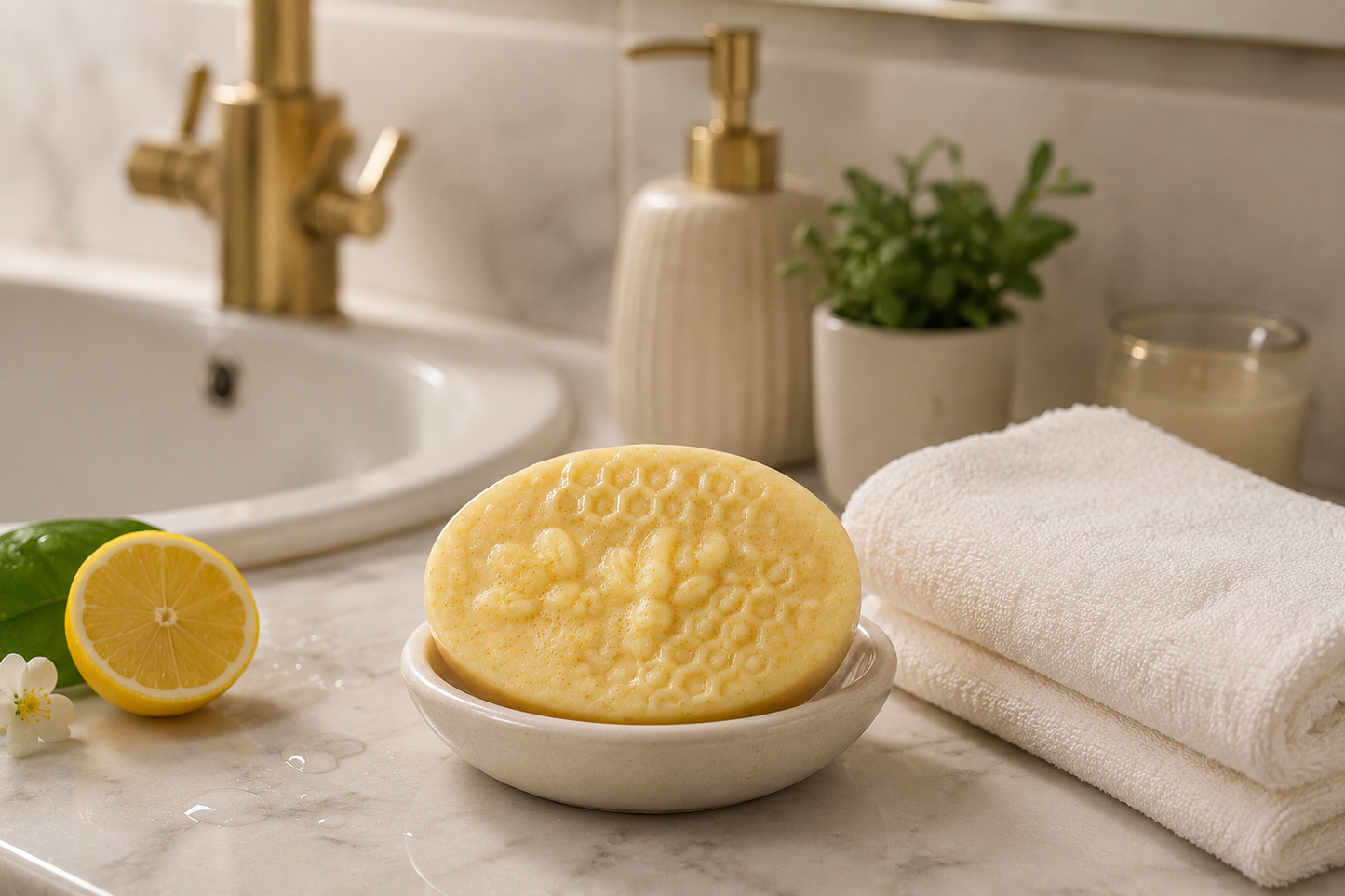 Honey Soap for Glowing Skin | Moisturizing & Nourishing Natural Face & Body Bar